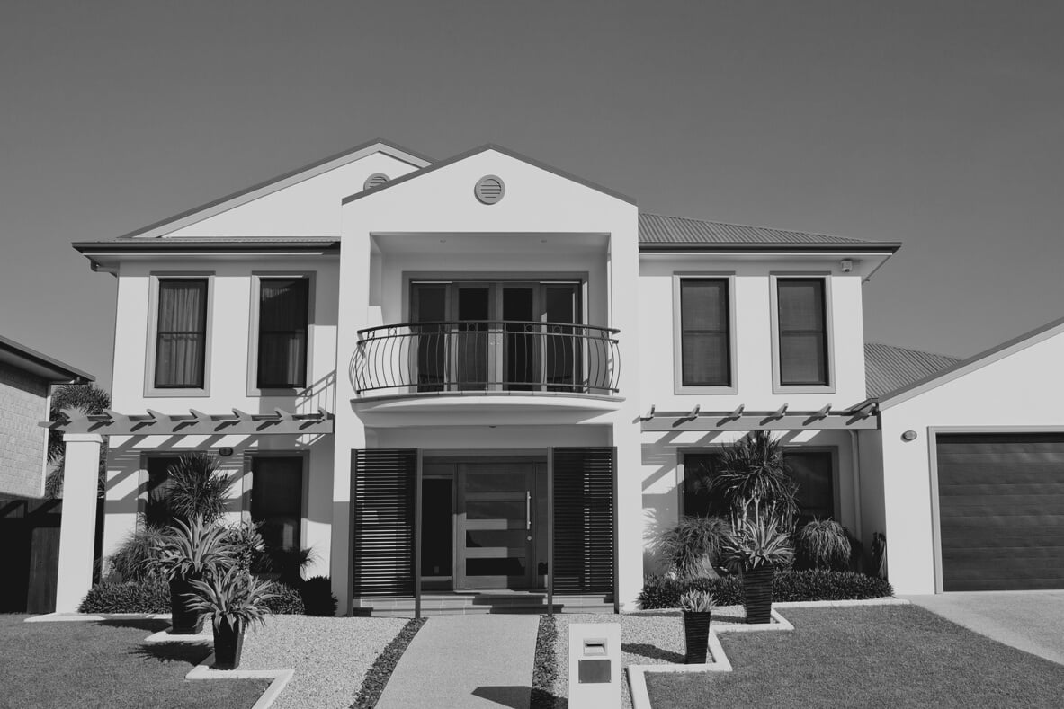 Modern Luxury Home Front Two Story